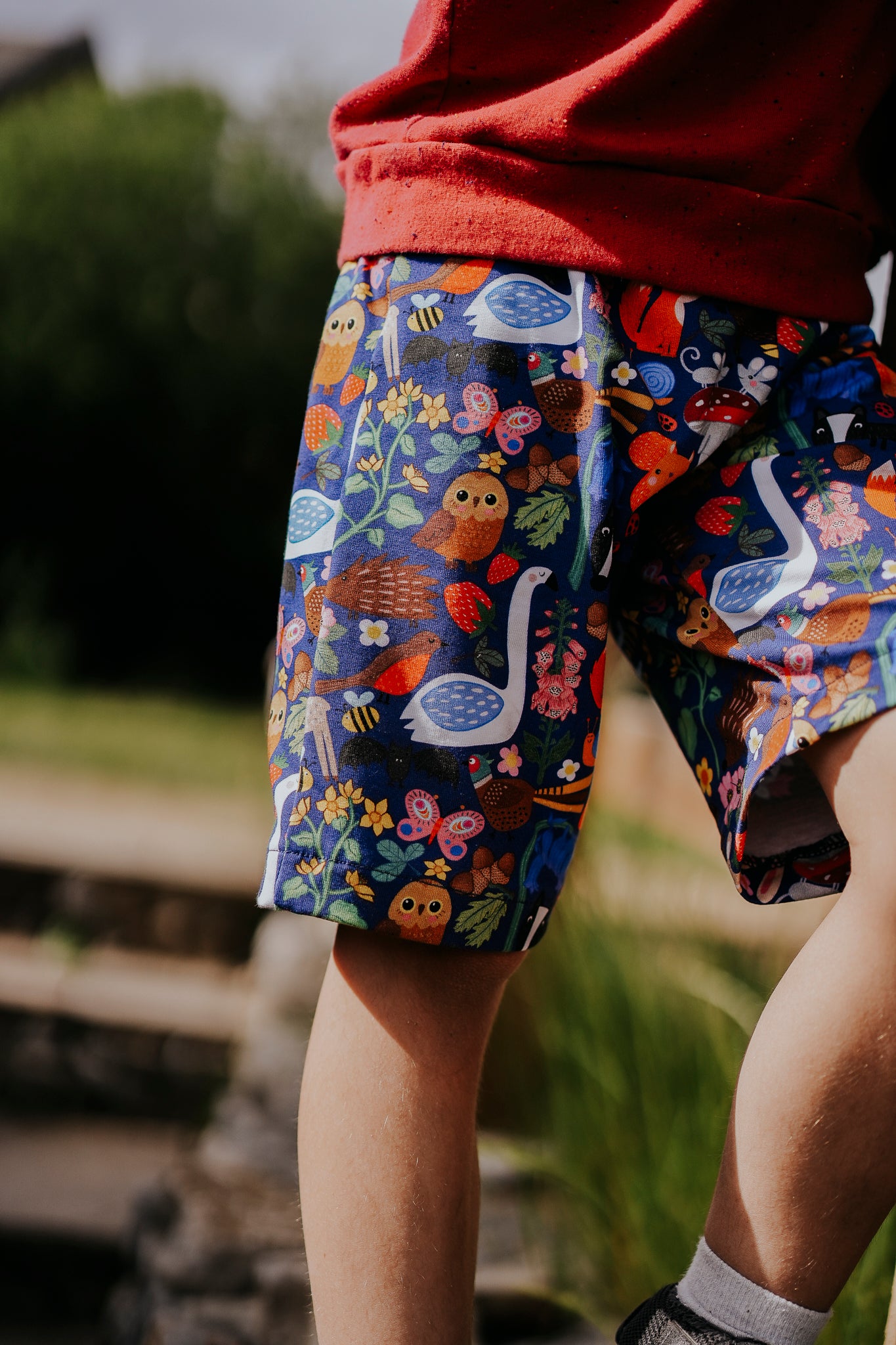 Woodland Animals Toddler & Children's Jersey Shorts