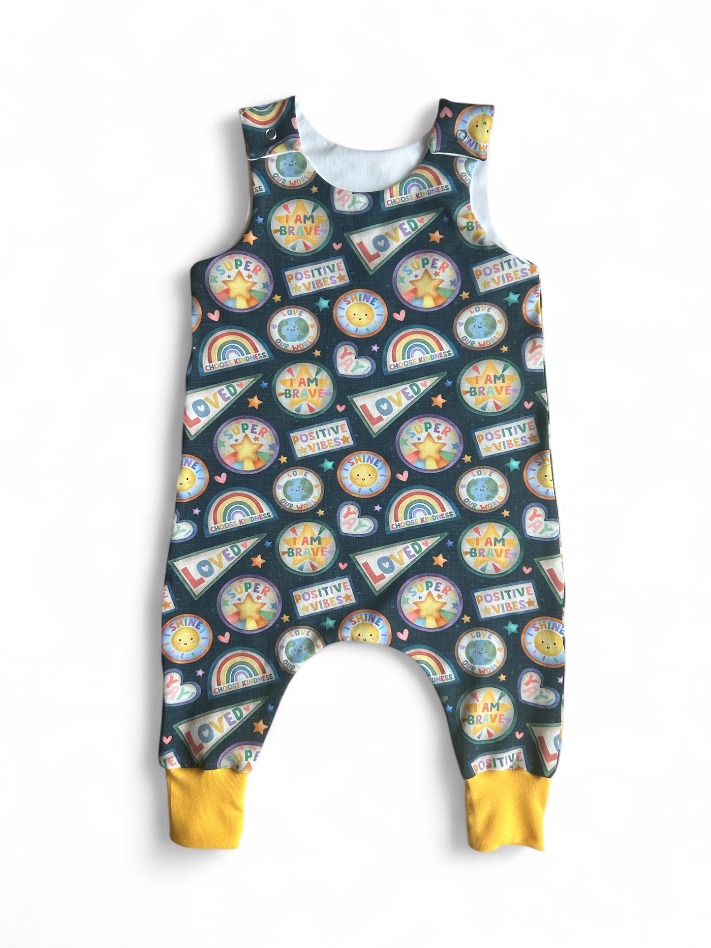 Positive Vibes Baby & Toddler Jersey Romper