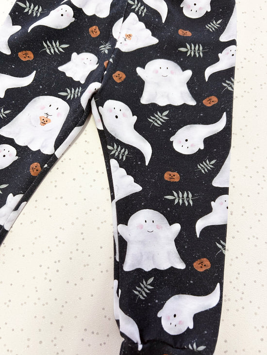 Grey Ghosts Halloween Toddler & Children's Jersey Leggings