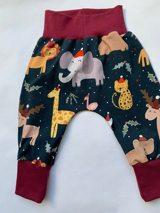 Christmas Party Animals Jersey Baby & Toddler Harem Pants