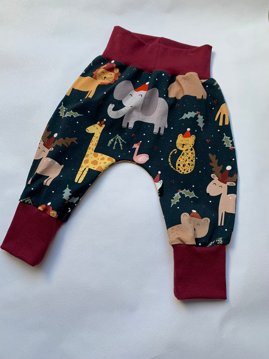 Christmas Party Animals Jersey Baby & Toddler Harem Pants