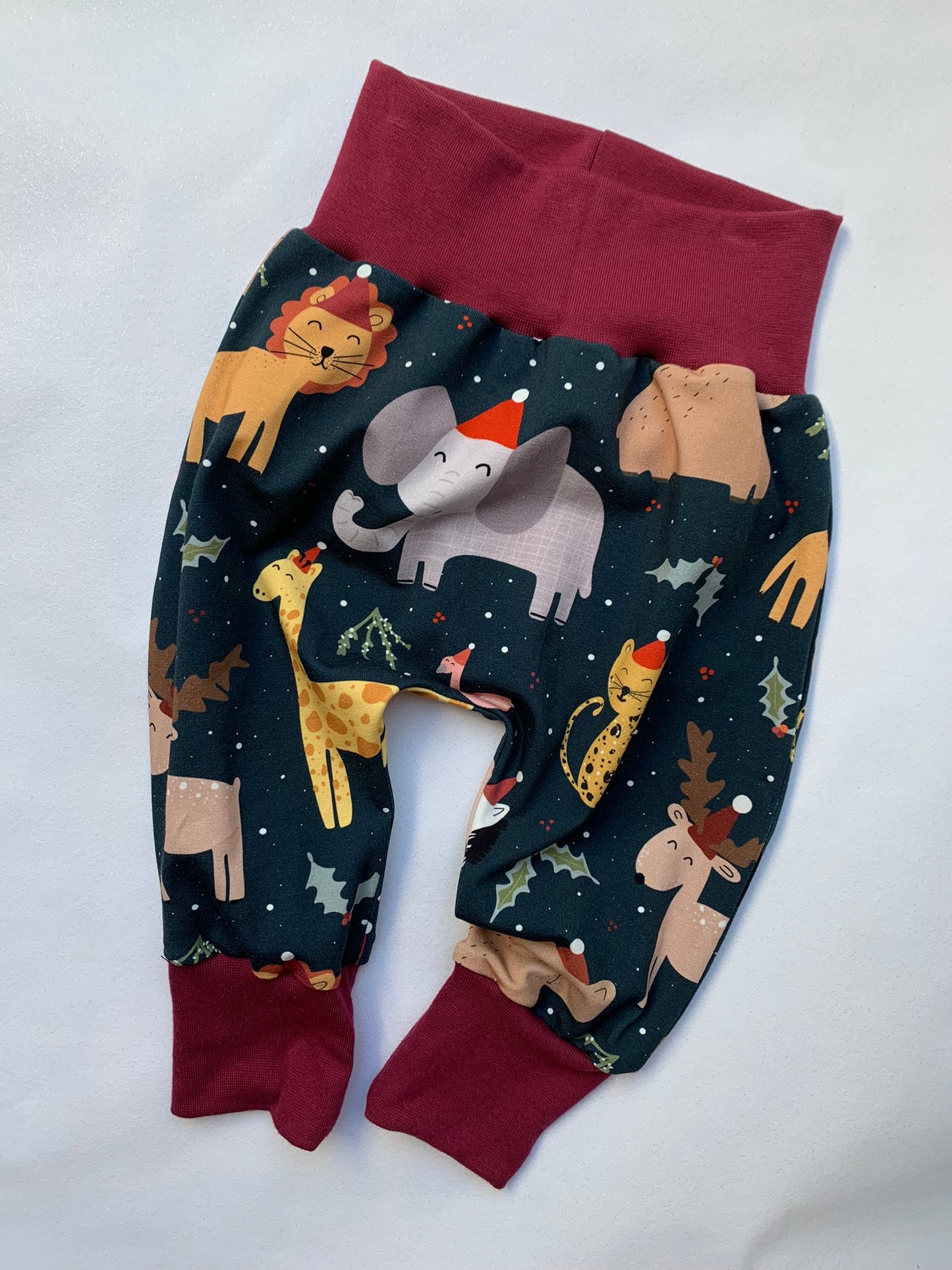 Christmas Party Animals Jersey Baby & Toddler Harem Pants