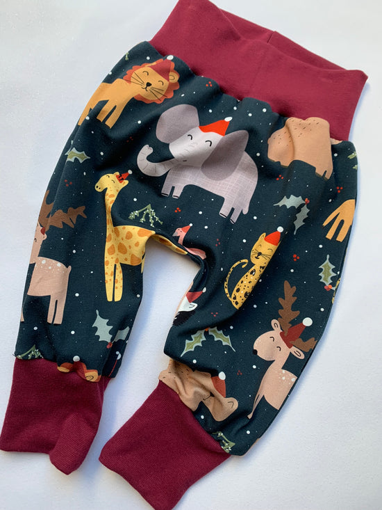 Christmas Party Animals Jersey Baby & Toddler Harem Pants