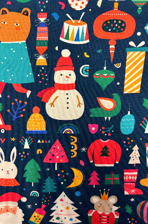 Snood with fluffy fleece lining