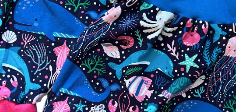 Snood with fluffy fleece lining