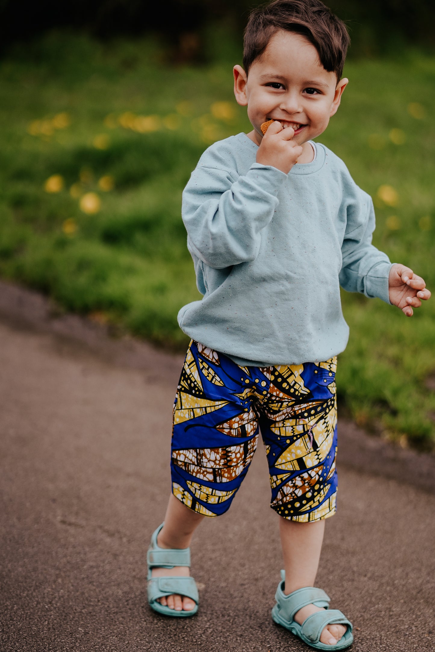 Load image into Gallery viewer, Ready to Ship Feather Tribal Print Toddler &amp;amp; Children&amp;#39;s Shorts

