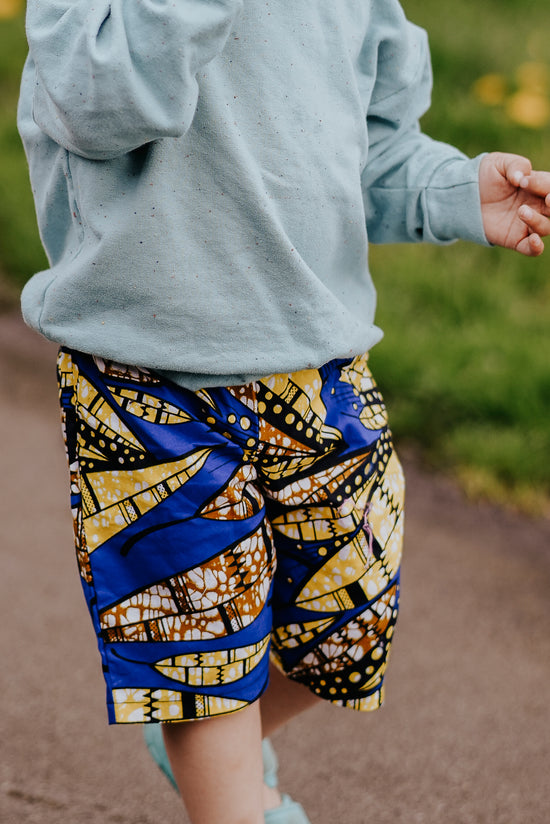 Feather Tribal Print Toddler & Children's Shorts