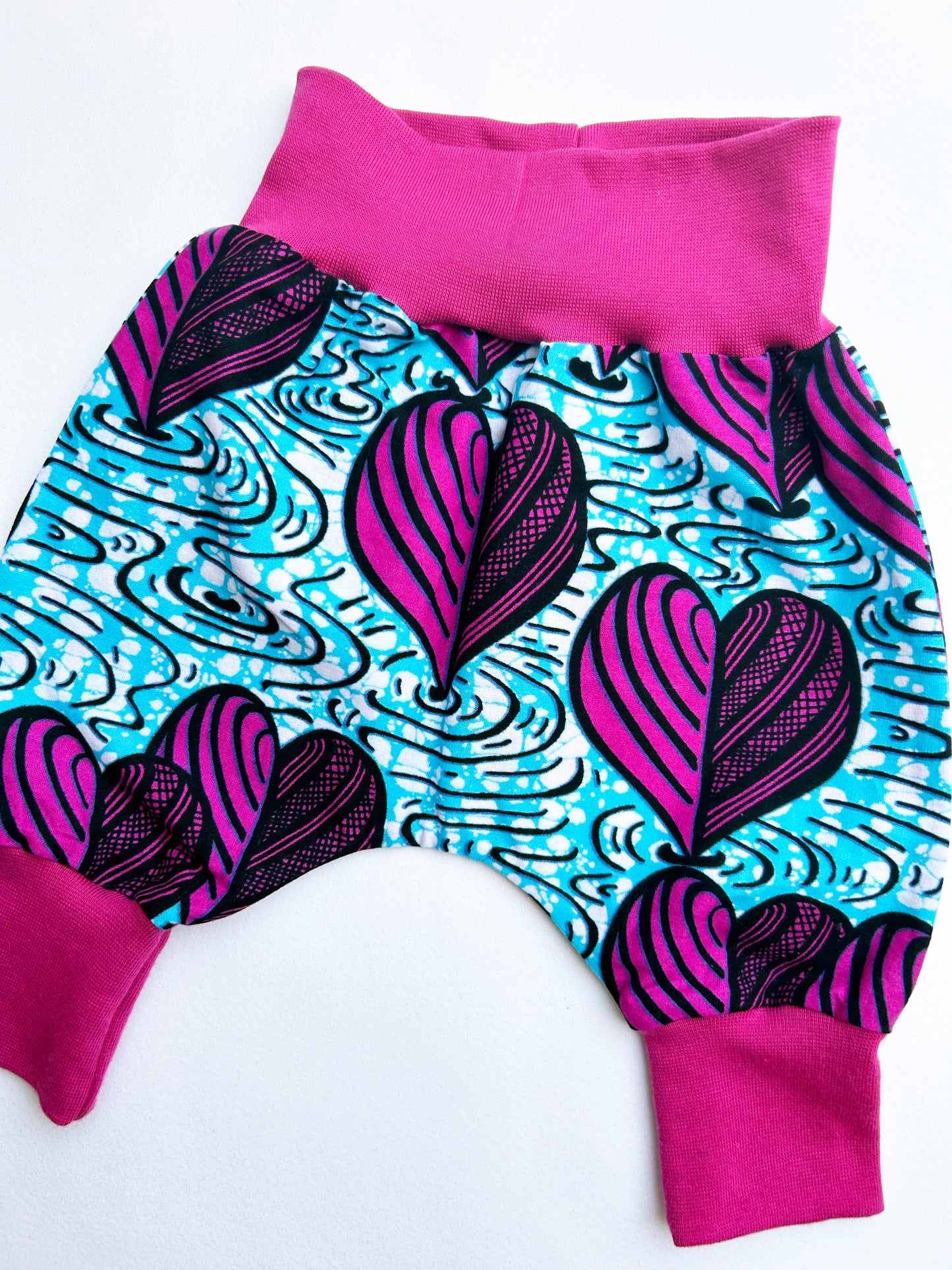Swimming Hearts Baby & Toddler Harem Pants