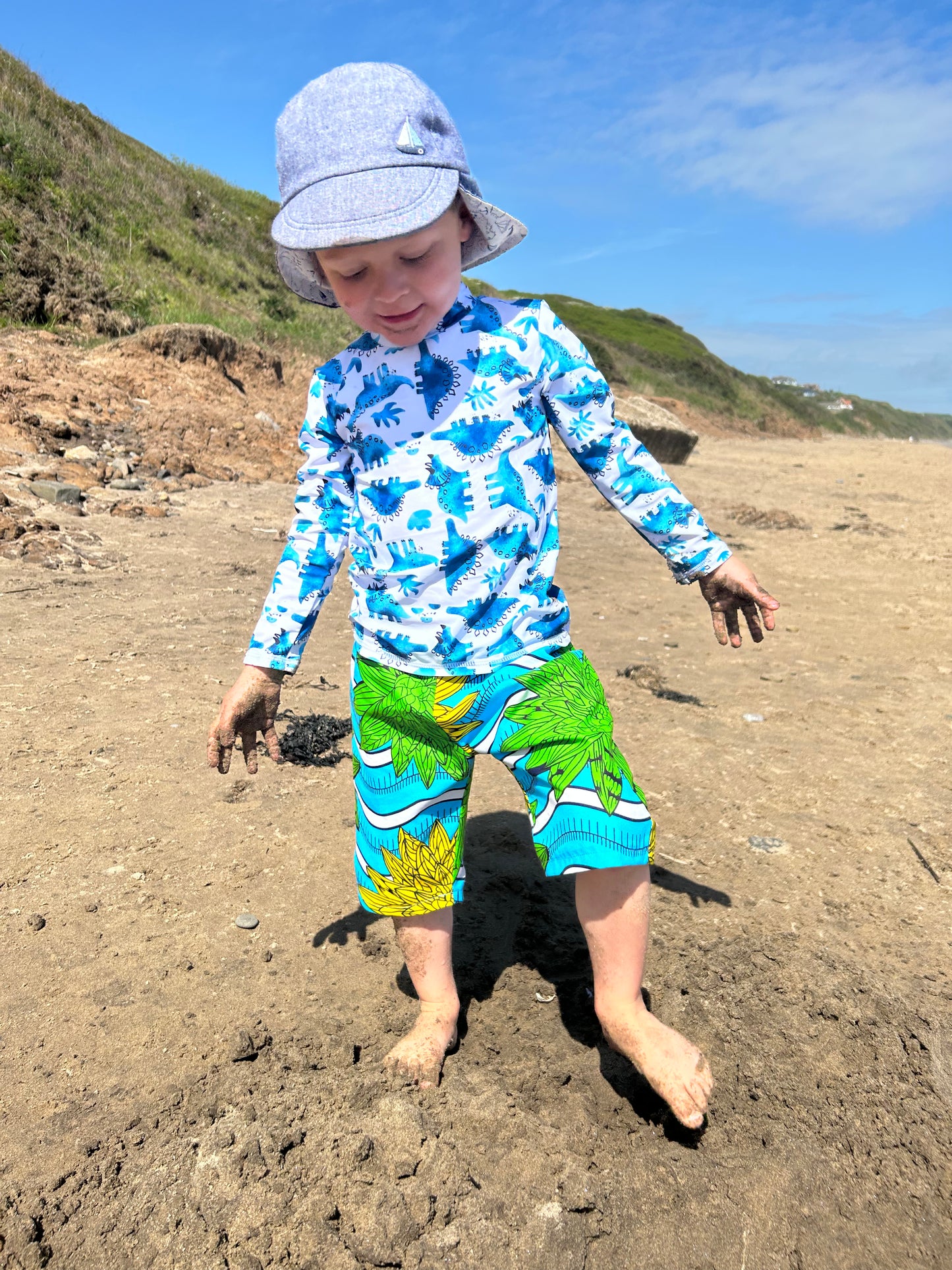 Ready to Ship Ride The Waves Toddler & Children's Shorts