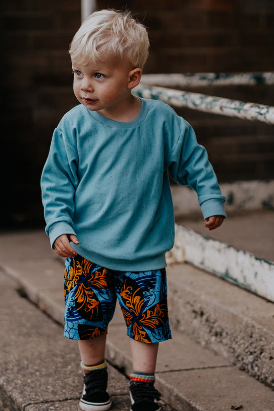 Ready to Ship In A Spin Blue Toddler & Children's Shorts