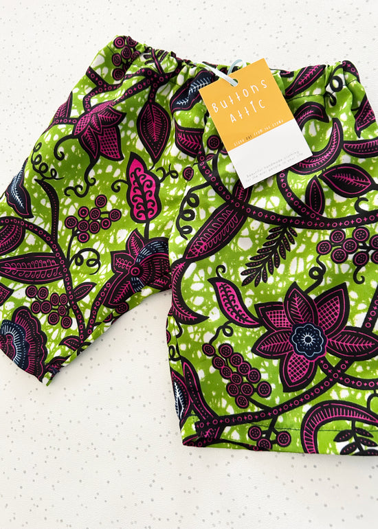 Load image into Gallery viewer, Ready to Ship Jungle Fever Print Toddler &amp;amp; Children&amp;#39;s Shorts
